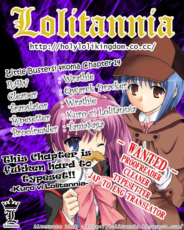 Little Busters! The 4-Koma Chapter 14 1